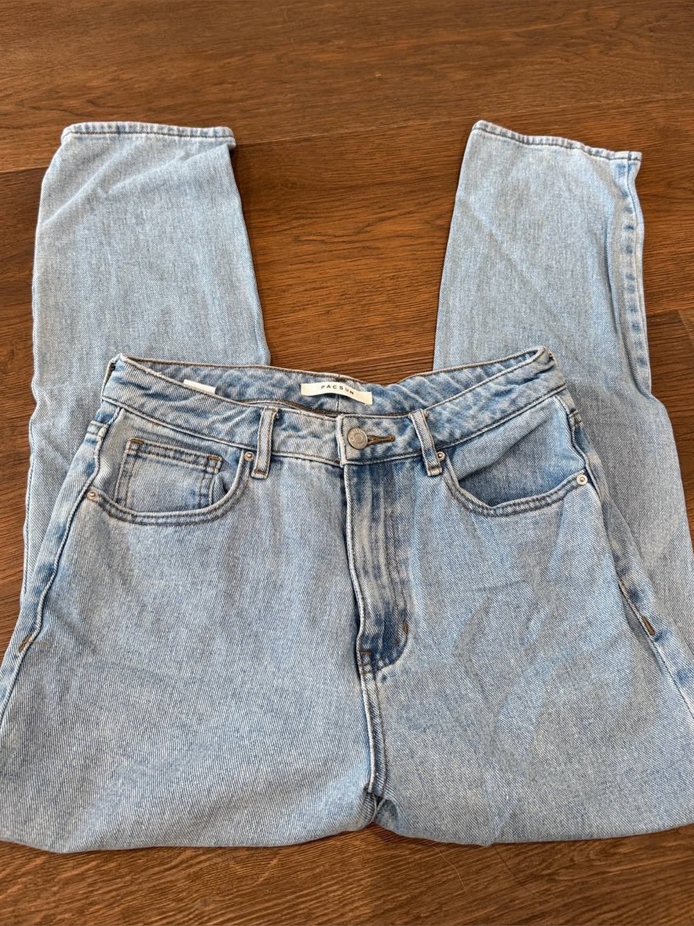 PacSun Light Blue High-Rise Mom Jeans